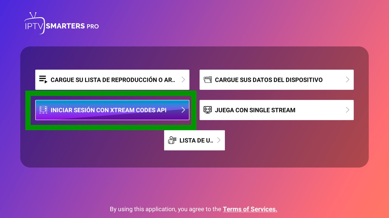 IPTV SMARTERS ANDROID